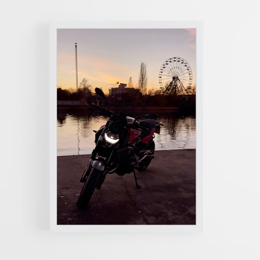 Poster Route 900 – affiche BMW Motorrad (vue 3)